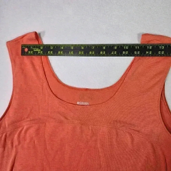Columbia Womens Lightweight Tank XL Peach Front Lined Workout Yoga Sports - Picture 8 of 14